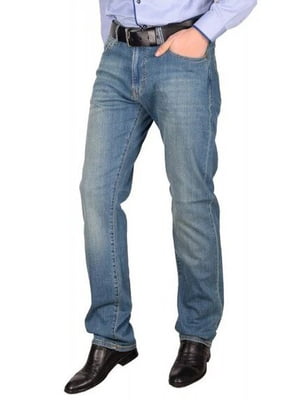 Блакитні джинси з кишенями | 6822748