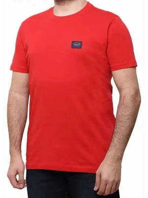 Червона бавовняна футболка | 6822800