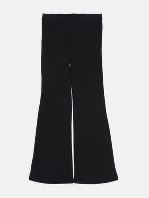 Чорні штани-кльош з регульованою талією | 6823153