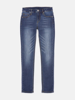 Синие прямые джинсы | 6823204