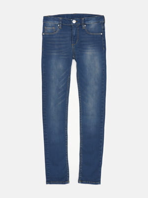 Синие прямые джинсы | 6823209