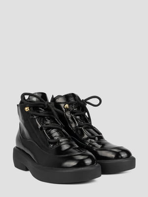 Черные лакированые ботинки | 6823440