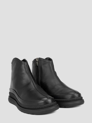Черные кожаные ботинки | 6823446