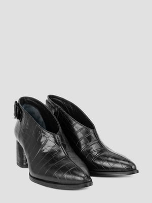 Черные кожаные ботинки | 6823448