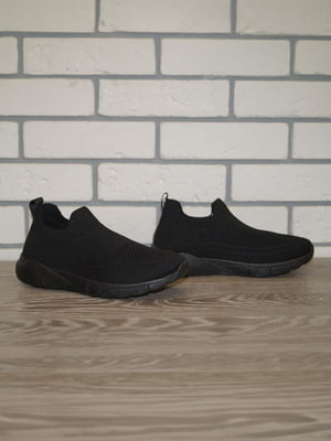 Чорні текстильні кросівки | 6824040