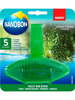 Туалетний блок Sano «Зелений ліс» 55 г | 6824331
