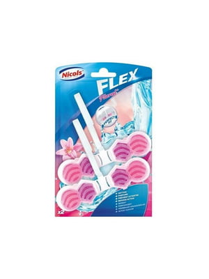Блок для унітазу Nicols FLEX «Floral» 2 шт. | 6824343