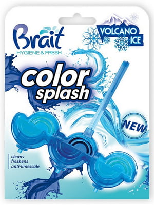 Блок для унітазу  Color Splash «Volcano Ice» 45 г | 6824360