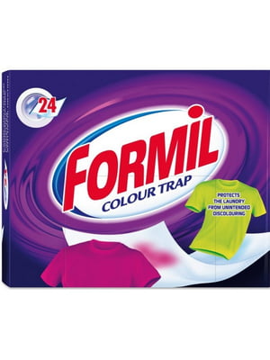 Активні серветки для прання Formil Colour 24 шт. | 6824386