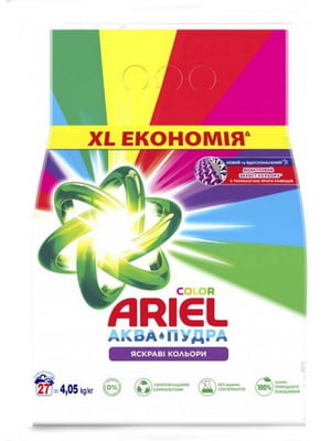 Пральний порошок Ariel Color Аква-Пудра 4.05 кг | 6824407