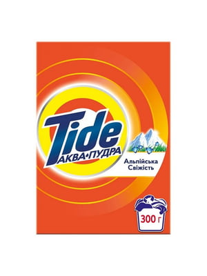 Пральний порошок Tide Аква-Пудра «Альпійська свіжість» для ручного прання, 300 г | 6824469