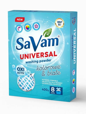 Універсальний порошок SaVam для ручного прання 400г | 6824673