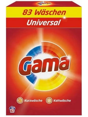 Порошок для прання Gama 3в1 Універсальний, 4.98 кг | 6824852