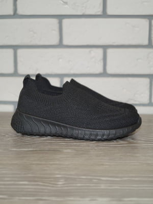 Чорні текстильні кросівки | 6823597