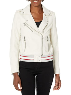 Женская куртка Levi's из искусственной кожи 1159800816 (Молочный, XL) | 6824992