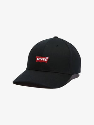 Бейсболка Levi's кепка с логотипом 1159801030 (Черный, One size) | 6824999