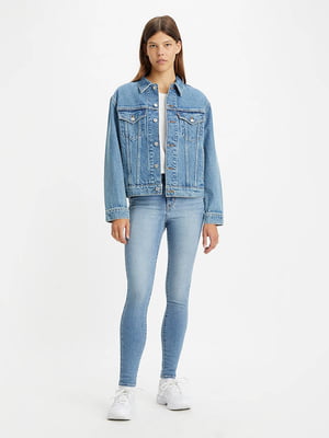 Женские супероблегающие джинсы Levis 720 скинни 1159801422 (Синий, W25 L30) | 6825016
