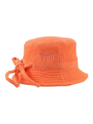 Стильная махровая панама Levi's с логотипом 1159801466 (Оранжевый, M) | 6825024