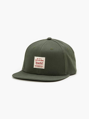 Бейсболка Levi's кепка с логотипом 1159801480 (Зеленый, One size) | 6825025