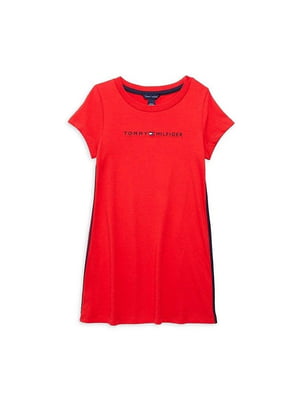 Платье Tommy Hilfiger с логотипом 1159802187 (Красный, 6) | 6825111
