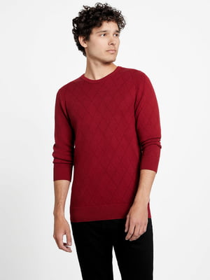 Мужской свитер GUESS 1159801467 (Красный, S) | 6825259