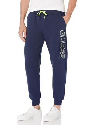 Чоловічі спортивні штани GUESS джоггери 1159801568 (Синій, XL) | 6825272