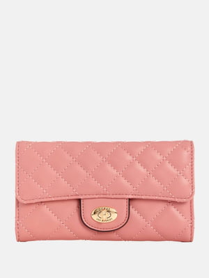 Жіночий гаманець Guess на кнопці 1159802215 (Рожевий, One size) | 6825303
