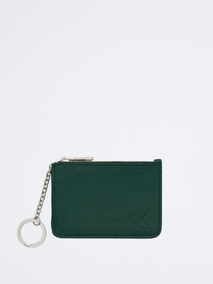 Картхолдер гаманець Calvin Klein візитниця на блискавці 1159801233 (Зелений, One Size) | 6825325