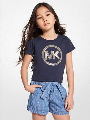 Детская футболка Michael Kors 1159800833 (Синий, 138) | 6825351