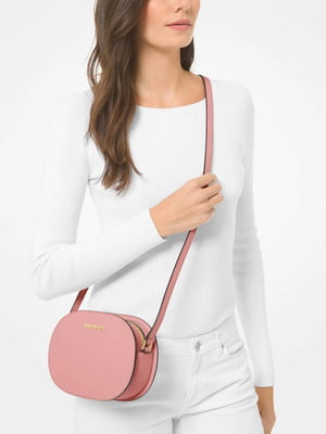 Жіноча сумка кроссбоді Michael Kors із сап'янової шкіри 1159801001 (Рожевий, One size) | 6825353