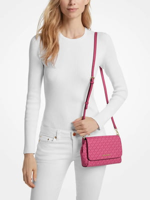 Жіноча сумка кроссбоді Michael Kors з логотипом 1159801411 (Рожевий, One size) | 6825364