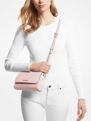 Жіноча сумка кроссбоді Michael Kors з логотипом 1159801412 (Рожевий, One size) | 6825365