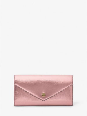 Женский лакированный кошелек Michael Kors 1159801564 (Розовый, One size) | 6825369