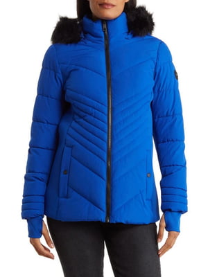 Жіноча водонепроникна куртка Michael Kors 1159801788 (Синій, XS) | 6825374