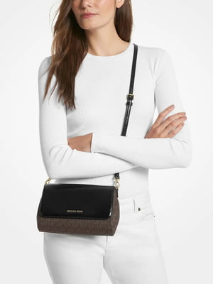 Жіноча сумка кроссбоді Michael Kors з логотипом 1159802141 (Чорний, One size) | 6825382