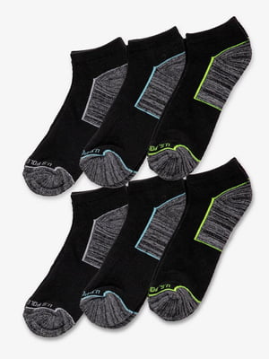 Набір чоловічих шкарпеток USPolo Assn 1159801010 (Чорний/Сірий, 6-12) | 6825412