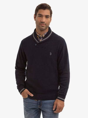 Мужской свитер U.S. Polo Assn 1159801395 (Синий, L) | 6825438