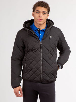 Тепла чоловіча куртка US Polo Assn 1159801682 (Чорний, XS) | 6825440