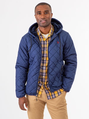 Теплая мужская куртка U.S. Polo Assn 1159801685 (Синий, L) | 6825441