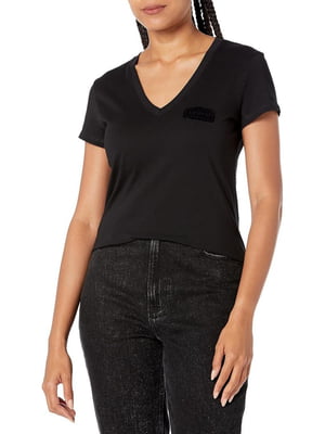 Женская футболка Armani Exchange 1159801493 (Черный, XXL) | 6825466