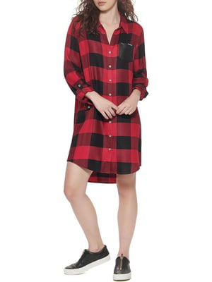 Женское платье DKNY JEANS 1159800812 (Красный, XS) | 6825480