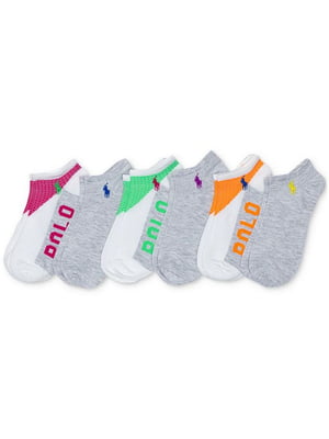 Женские короткие носки Ralph Lauren набор 1159802185 (Разные цвета, One size) | 6825492