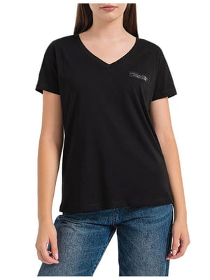 Женская футболка Armani Exchange 1159801492 (Черный, XXL) | 6825465