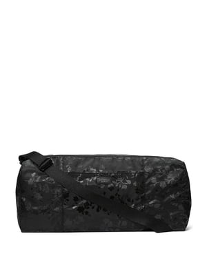 Чорна в принт сумка-рюкзак Duffle Bag (53 смх23 смх25 см) | 6826019