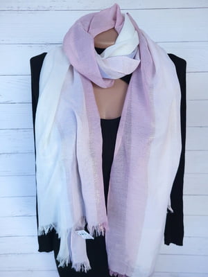 Рожевий  шарф-палантин   (74х190 см)  | 6826806