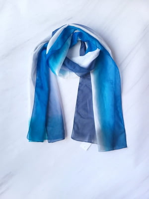 Сині шарф (154х35 см) | 6826822