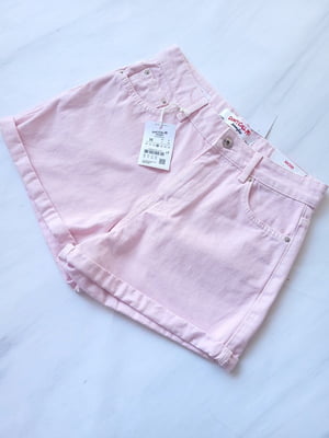 Рожеві джинсові шорти | 6826851