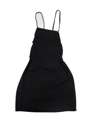 Чорна сукня А-силуету з шнурівкою | 6375710