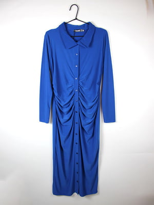 Синя сукня-сорочка на гудзиках | 6724223