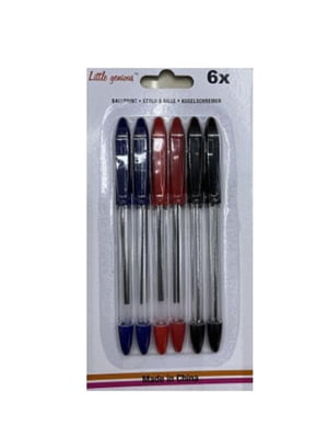 Набір кулькових ручок (6 шт., 3 кольори) | 6724228